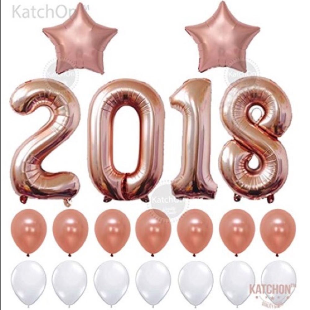 ROSE GOLD BALLOONS 2018